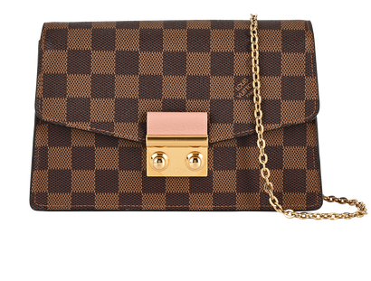 Croisette Chain Shoulder, &pound;950, Handbags, Brown, Canvas, Front view